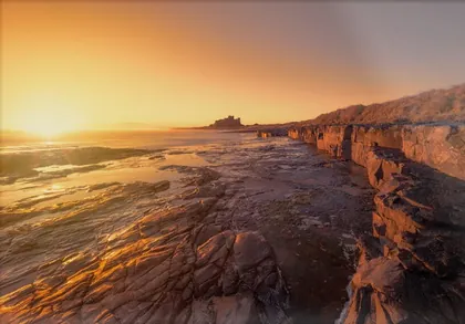 Bamburgh Sunrise, photograph by Nick, North East