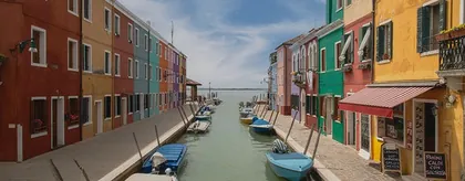Burano in Venice, a photograph from Italy