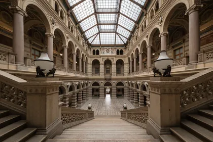 Inside Palace of Justice, a photograph from Austria