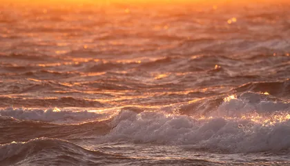 Ripples, a photograph from Greece