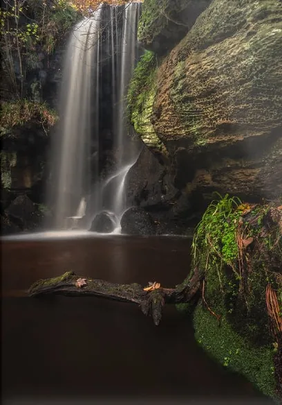 Routin Linn Waterfall, a photograph from the North East
