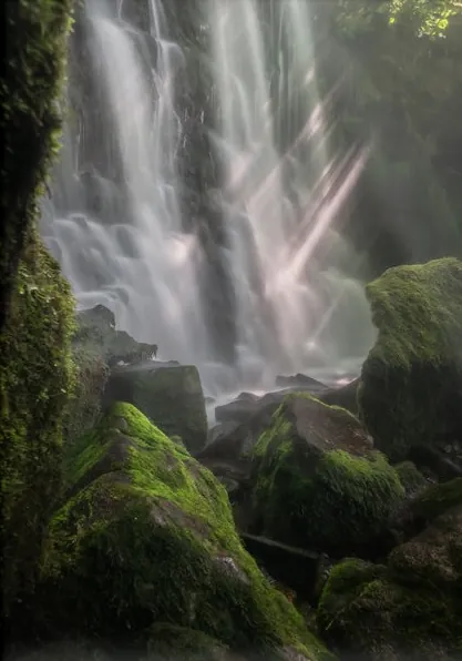 Scale Haw Waterfall, a photograph from around the UK