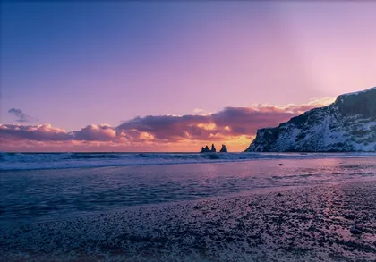 The Three Sisters Iceland, a photograph by Nick from Iceland