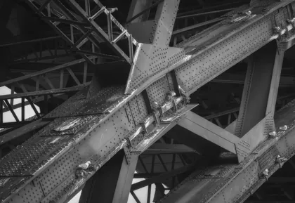 Tyne Bridge, a black and white photograph from the North East
