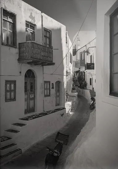 Winding Streets of Kalymnos, a photograph from Greece