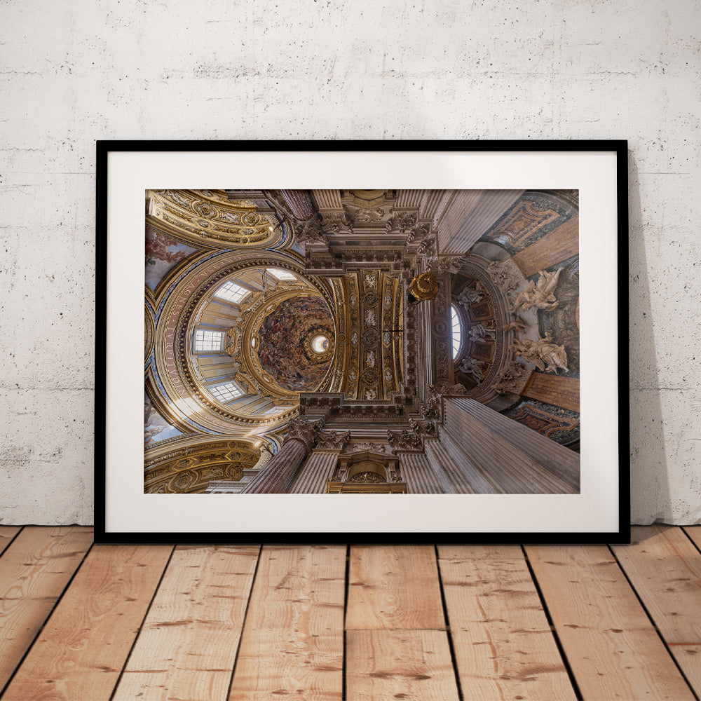 Sant Agnese Church Ceiling in Rome